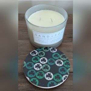Sand + Fog St Paddy's Day Vanilla Sandalwood Candle